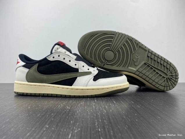 Travis OG DZ4137-106 x Air Jordan Retro Air 1 Olive Low Scott Jordan 0623